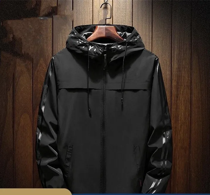 

Высококачественная Водонепроницаемая Мужская ветровка, повседневная куртка, Мужская Уличная спортивная куртка-бомбер, 2022