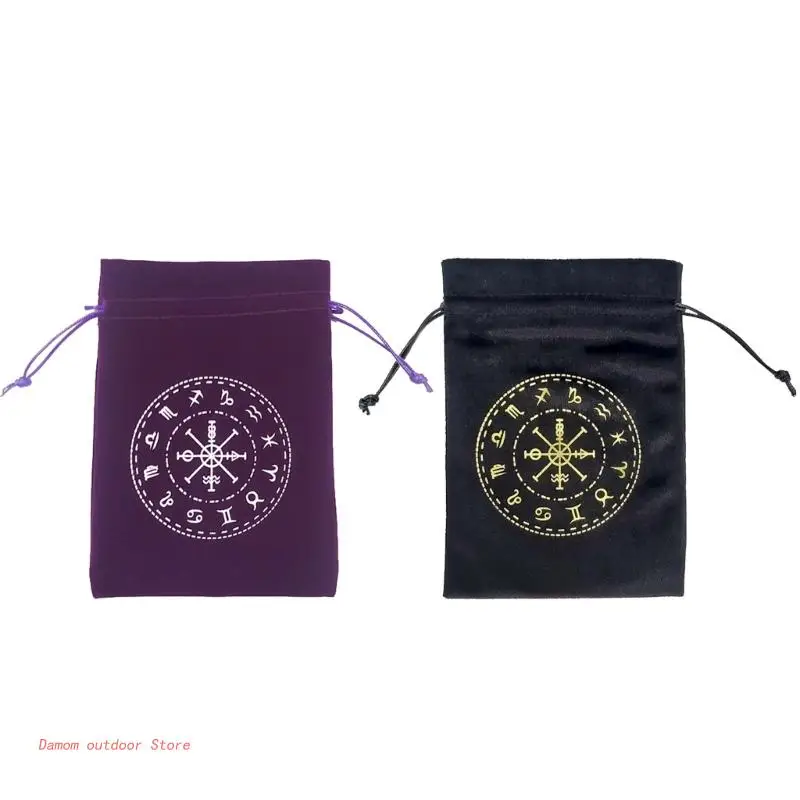 

Board Game Pendulums Dowsing Divinations Metaphysical Drawstring Tarot Card Bag