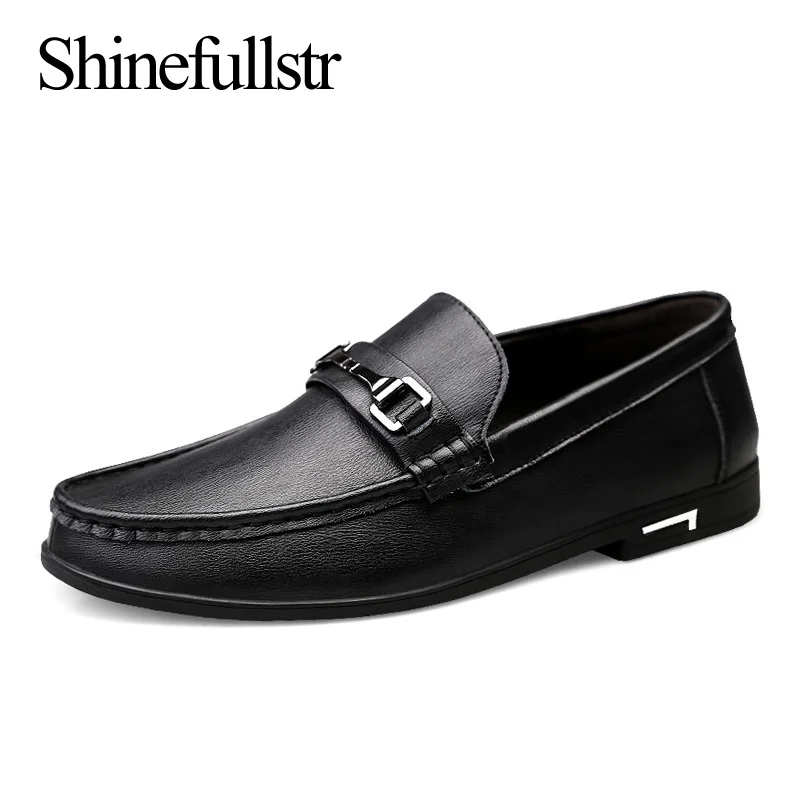 

Spring Autumn Men Casual Leather Men's Loafers Lofer Shoes Loafer Loffers Slip-On Mocasines Hombre Dropshipping