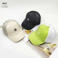baby summer my embroidered baseball cap toddler outdoor childrens sun cap for boy girl kids breathable macaron color hat 3 8y