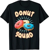 funny donut squad baker donuts boys girls kids t shirt
