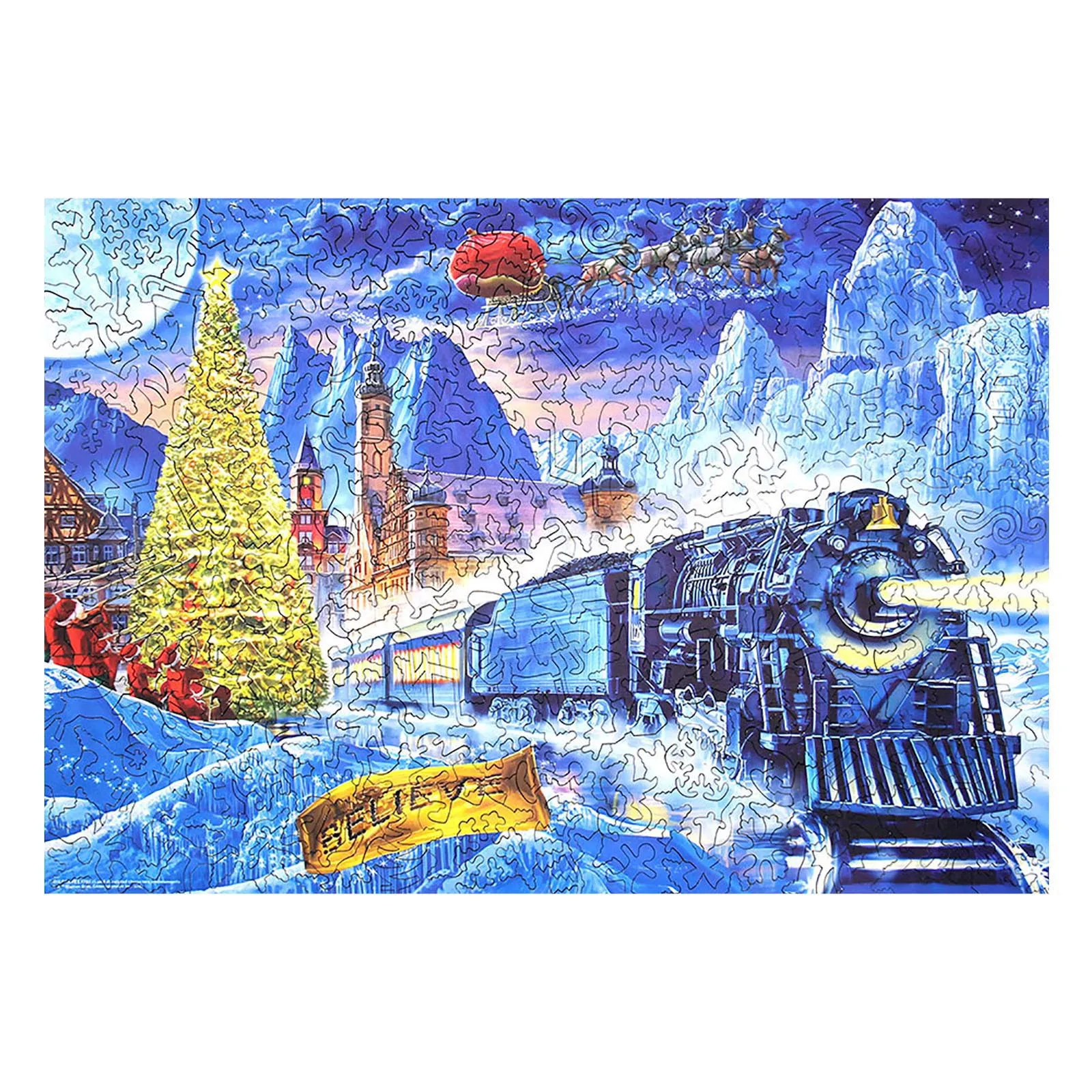 

Puzzle And Puzzle Puzzle Puzzle Children For Adults Shaped Christmas Puzzle Toy Mallet Toy