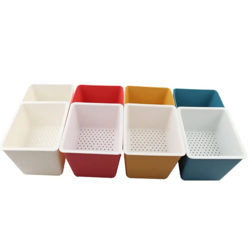 

Creative Snack Plate Double-layer Durable Sunflower Seeds Storage Box Draining Design Dried Fruit Box Storage Bucket Household