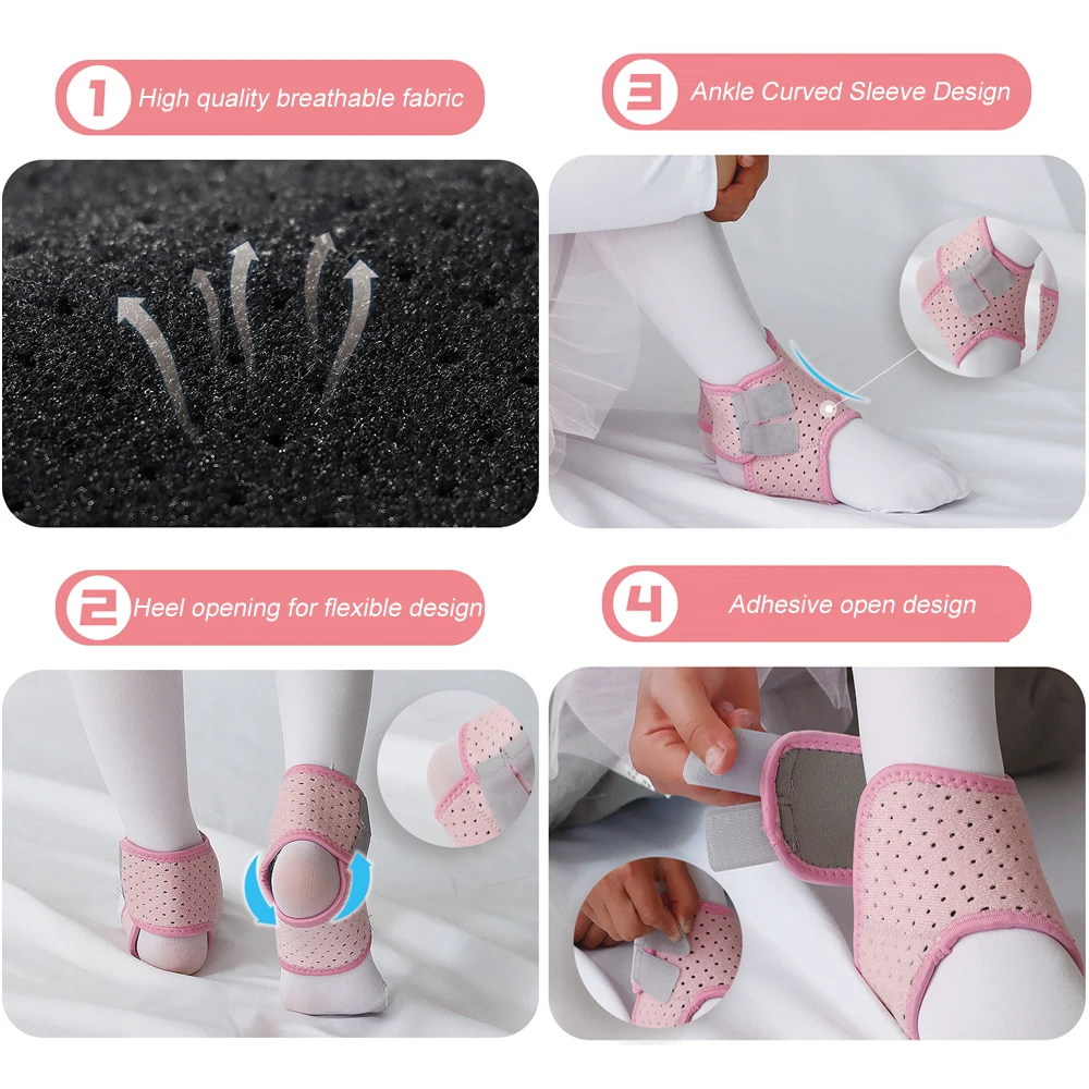 1 пара детский спортивный фиксатор голеностопа для бега
