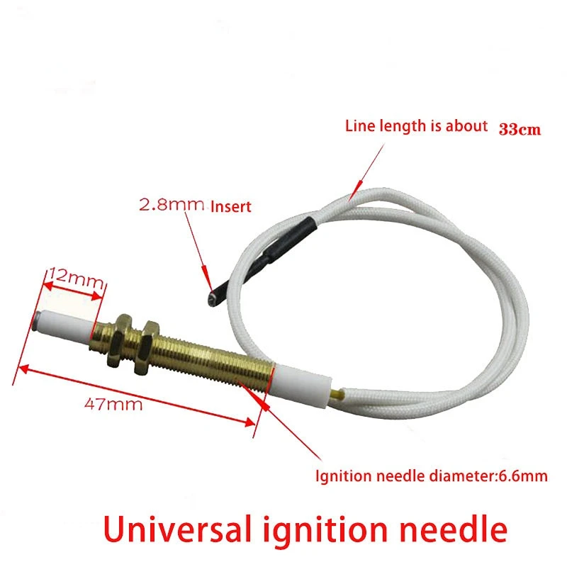 

gas stove and lighter universa，Universal ignition needle Gas stove ignition needle Built-in gas cooker with line ignition pin