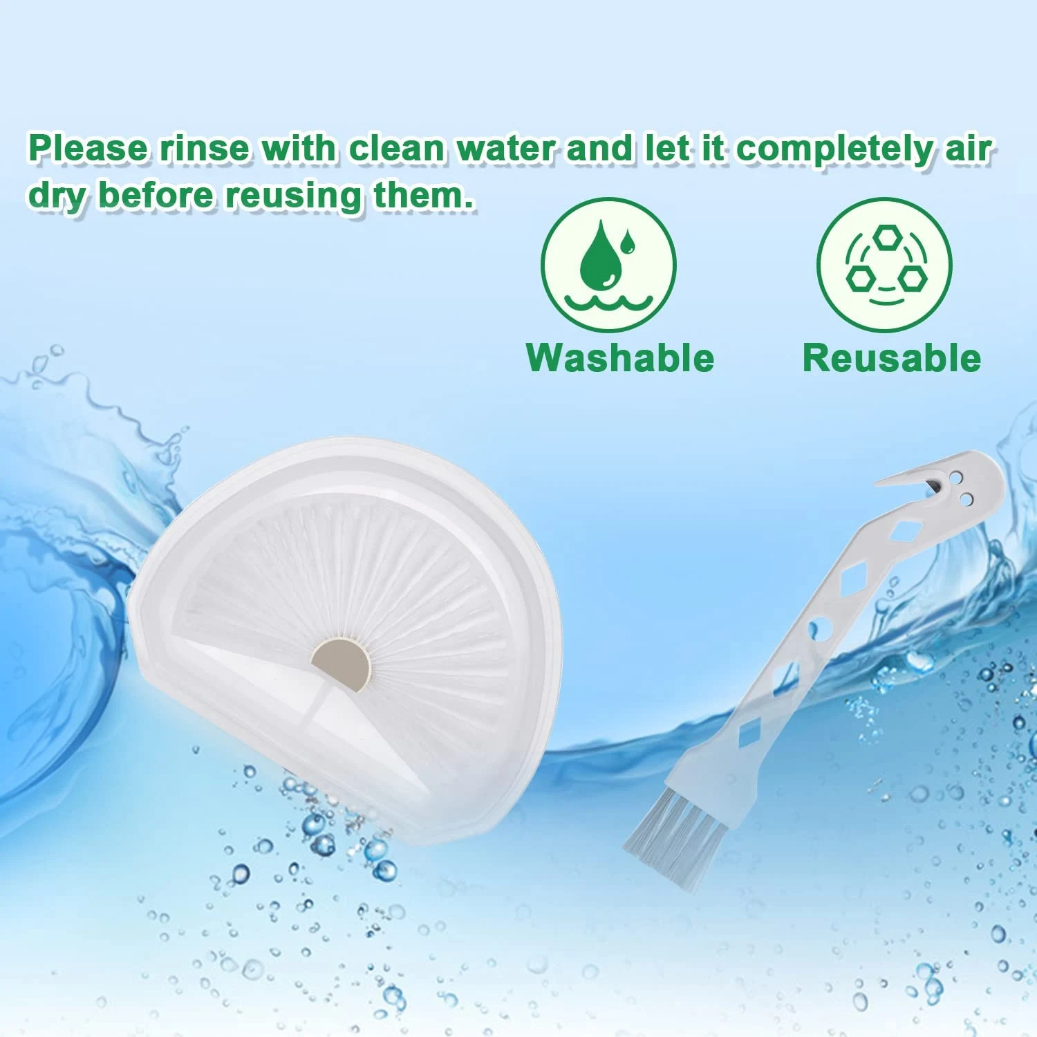 4 Pack Hepa Post Filter Replacement for Black Decker Dustbus