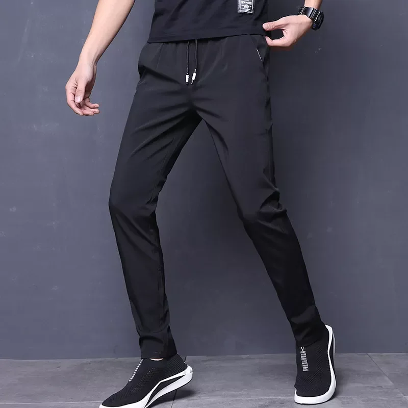 

NEW IN 2022 Brand Men's Trousers For Male Tops Casual Pants Straight Breathable Men Trousers Joggers Man Trouser Pant