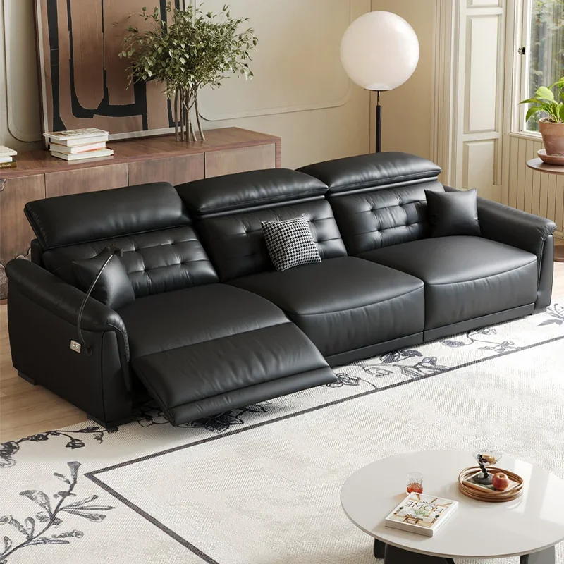 Электрические современные диваны для гостиной черный ленивый дизайнерский