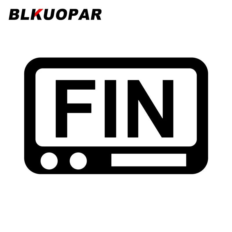 

BLKUOPAR Финляндия FIN Автомобильная наклейка Солнцезащитная Водонепроницаемая индивидуальная декорация высечка Забавный Модный Оригинальный...