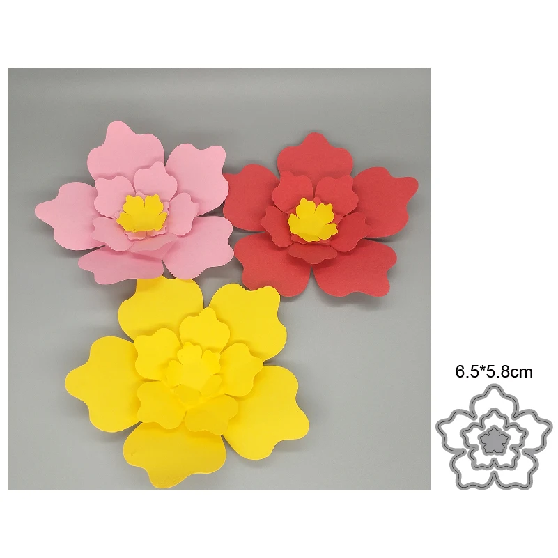 

Craft Dies Flower Metal Cutting Dies Cut Die Scrapbooking Dies Craft Paper Knife Mould Blade Punch Stencil Dies