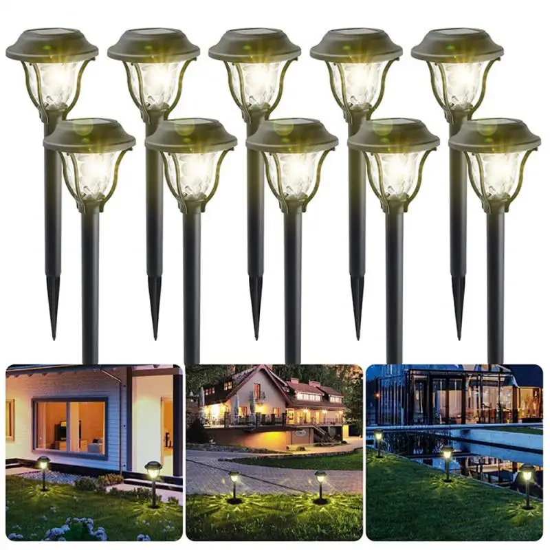 

1\4pcs Solar Garden Light Home Decor Outdoor Solar Powered Waterproof Landscape Lighting For Pathway Patio Yard Lawn Decoration