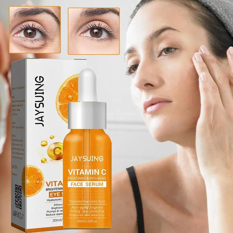 

Face Serum Vitamin C Eye Care Under Eye Serum For Dark Circles Puffiness Dark Spot Remove Eye Bag Anti Wrinkle Eye Essence