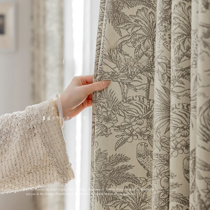 Французские элитные роскошные китайские шторы с антикварными животными и