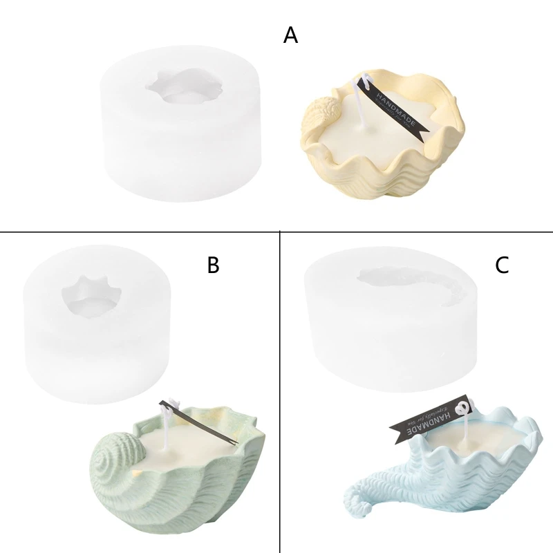 

Силиконовые формы в форме ракушки для эпоксидной пластыри ручной работы