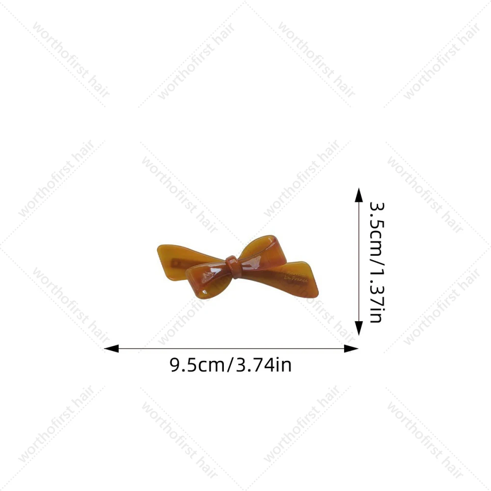 1 шт. винтажная темпераментная уксусная кислота утиный клюв челка с бантом