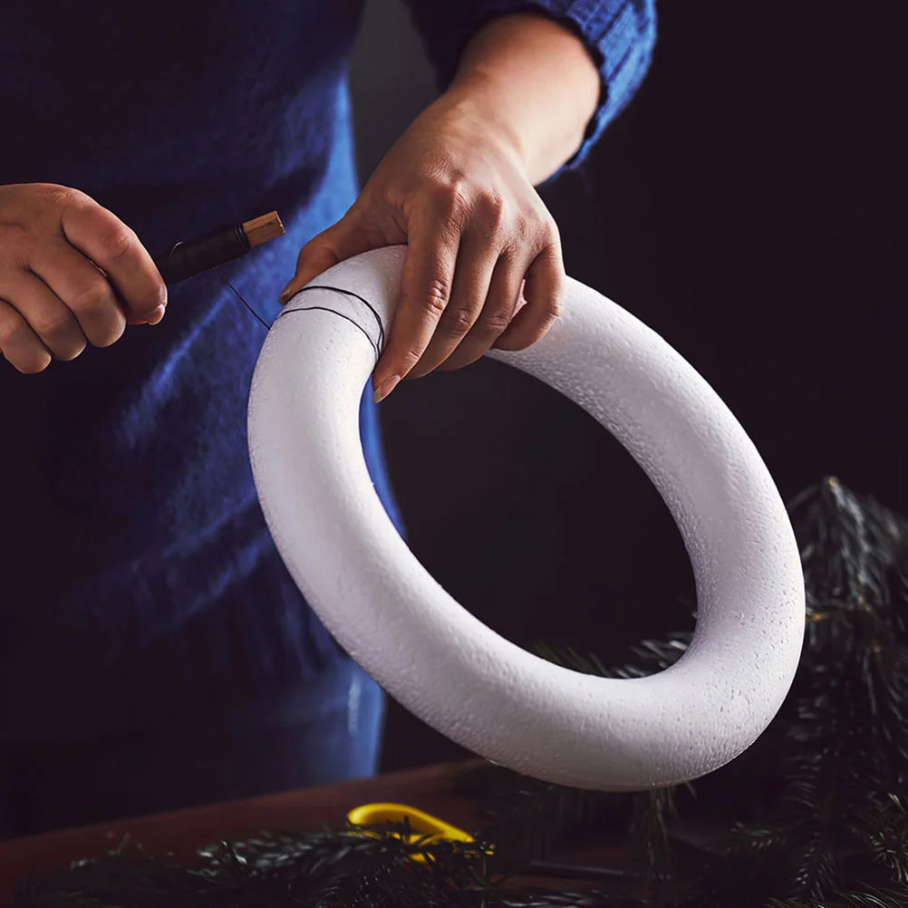 Кольцо из пенопластовых блоков воздушно-сухая глина принадлежности для