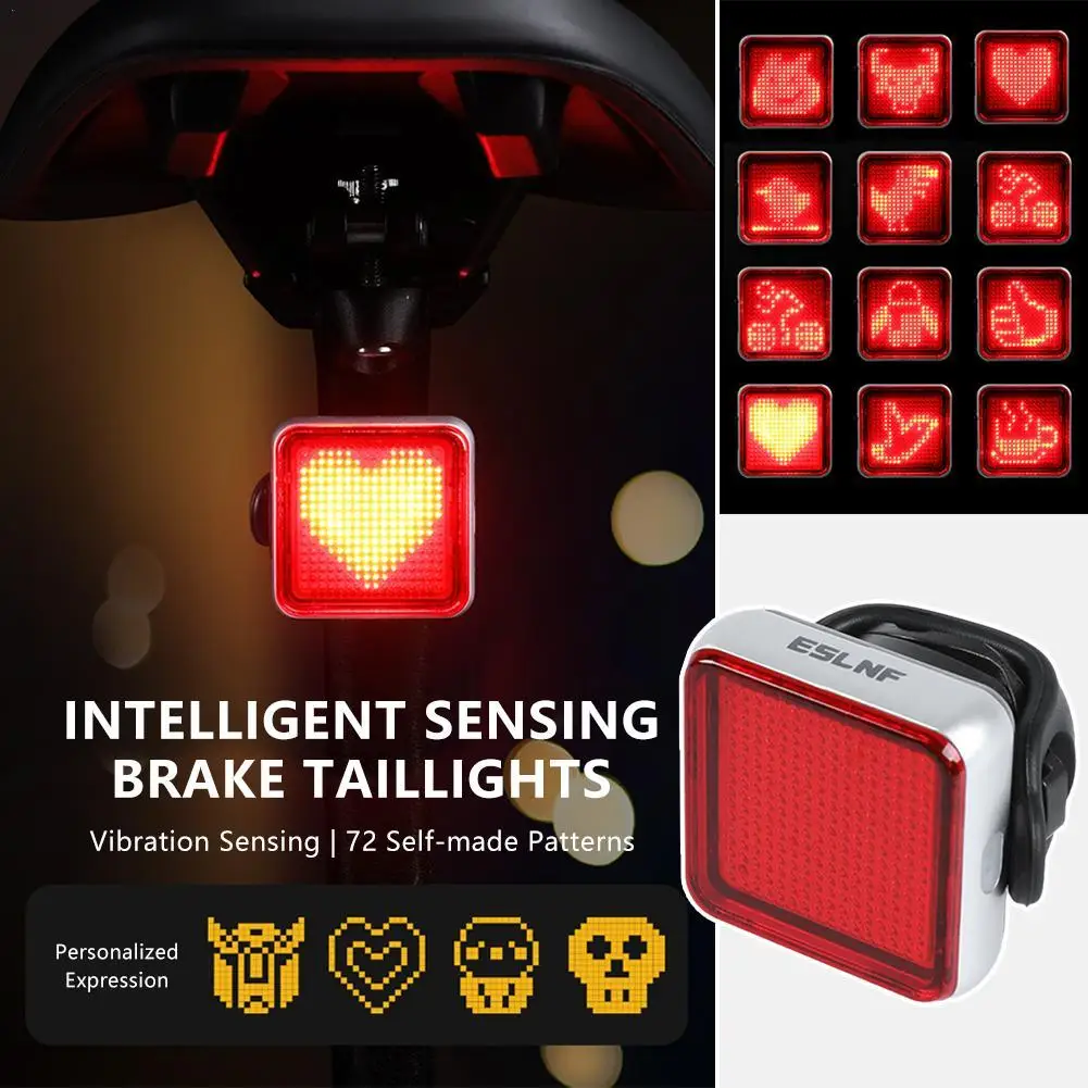 Настраиваемые узоры умный светодиодный задний фонарь с автоматическим датчиком