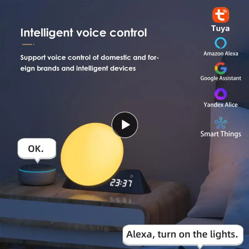 

Светодиодная подсветка для спальни, 10 цветов, работает с Alexa Google Home