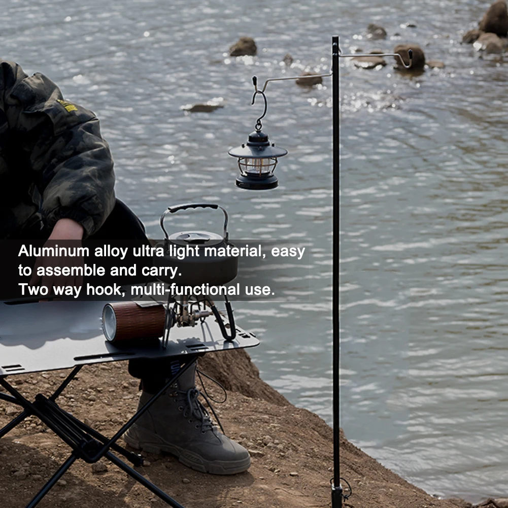 Съемный кронштейн из алюминиевого сплава для кемпинга переносной крючок