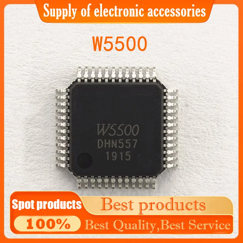 Новый оригинальный аутентичный микроконтроллер W5500 LQFP48 чип Ethernet оборудование TCP