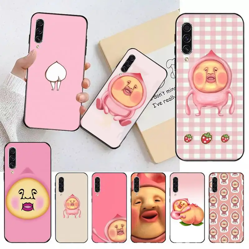 

Kobito Peach Prince Japan Cute cartoon Phone Case For Samsung galaxy A S note 10 12 20 32 40 50 51 52 70 71 72 21 fe ultra plus