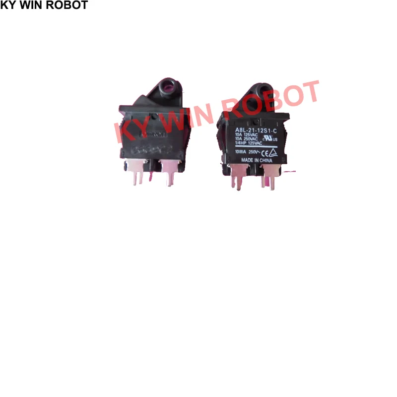 

1PCS/LOTS A8L-21-12S1-C Power Boat Switch 4-Pin 2-Position Rocker Warp Switch 10A