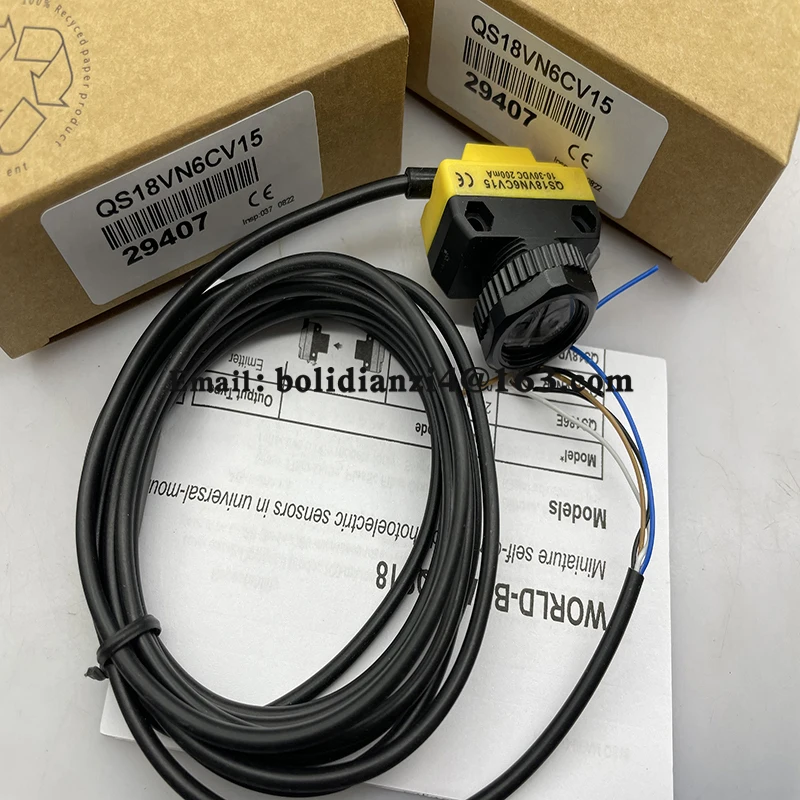 Новый датчик для фотоэлектрического переключателя QS18VN6CV15 QS18VP6CV15 QS18VN6LLP QS18VP6LLP в