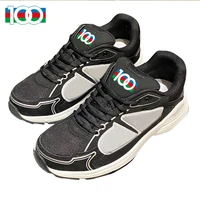 100 woman shoes french logo latest casual white mens shoes genuine leather fashion all around counter quality with box