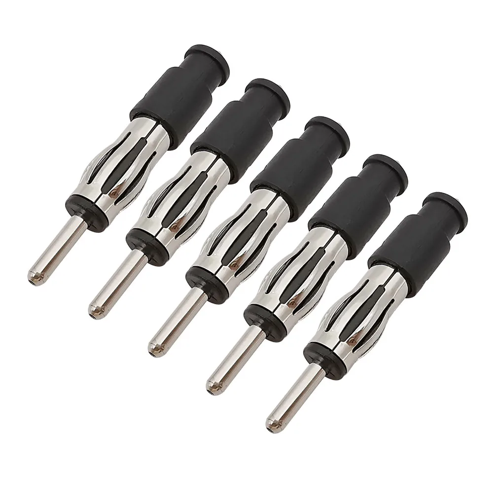 Male Plug Aerial Antenna Plugs Adapter Plastic Handle Repair Welding Cable Connector For Car Radios Antennas