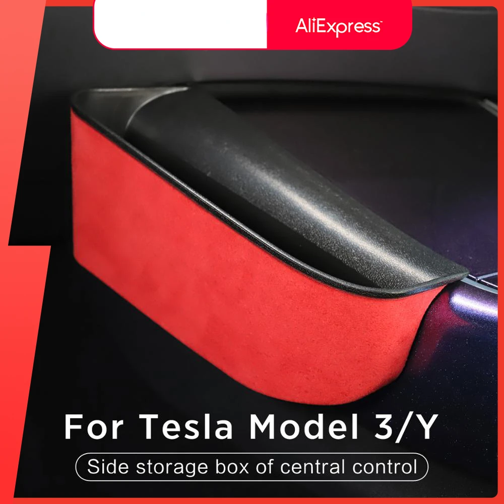 

Для Tesla Model 3 Model Y 2017-2022, автомобильный Органайзер, модификация интерьера, автомобильные аксессуары, центральный боковой ящик для хранения ...