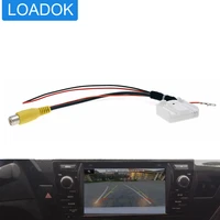 car back up reversing rear view camera rca wire cable harness adapter fit for toyota corolla auris 2013 2014 2015 accessories