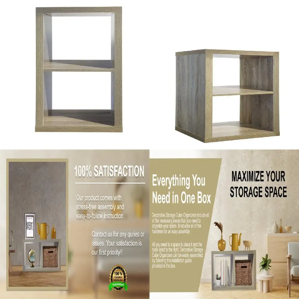 

"Modern, Durable & Sleek Natural Finish Home Closet Cabinet Storage Organizer"