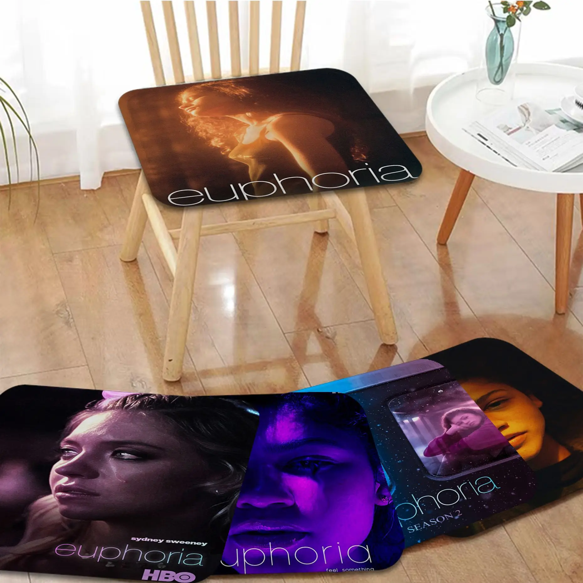 

Trendy TV Euphoria Four Seasons Dining Chair Cushion Circular Decoration Seat For Office Desk Seat Mat
