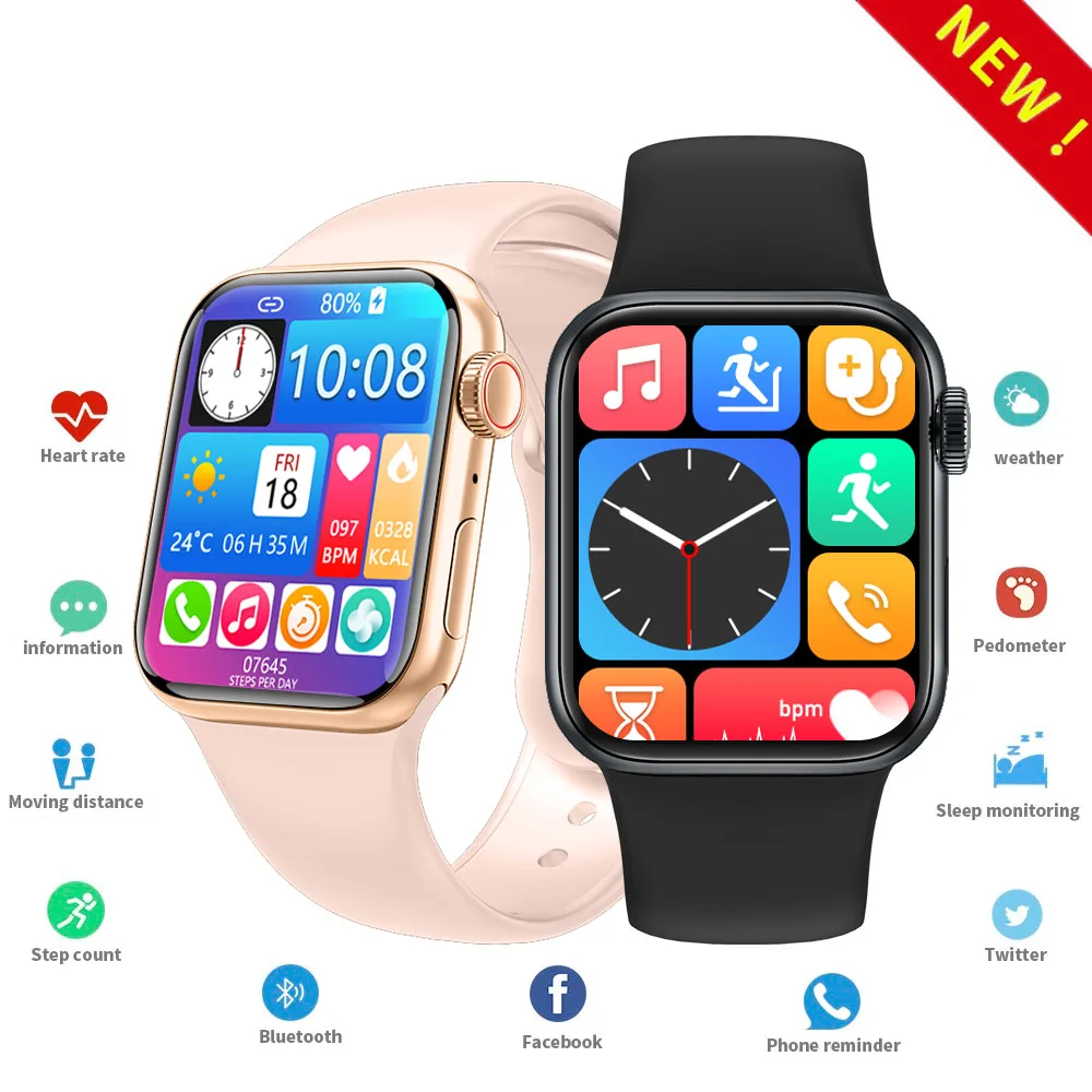 

2022 NEW Smart Watch Men Women Smartwatch DIY Watch Face Bluetooth Calls Sleep Heart Rate Monitor Water Proof Fitness Bracelet
