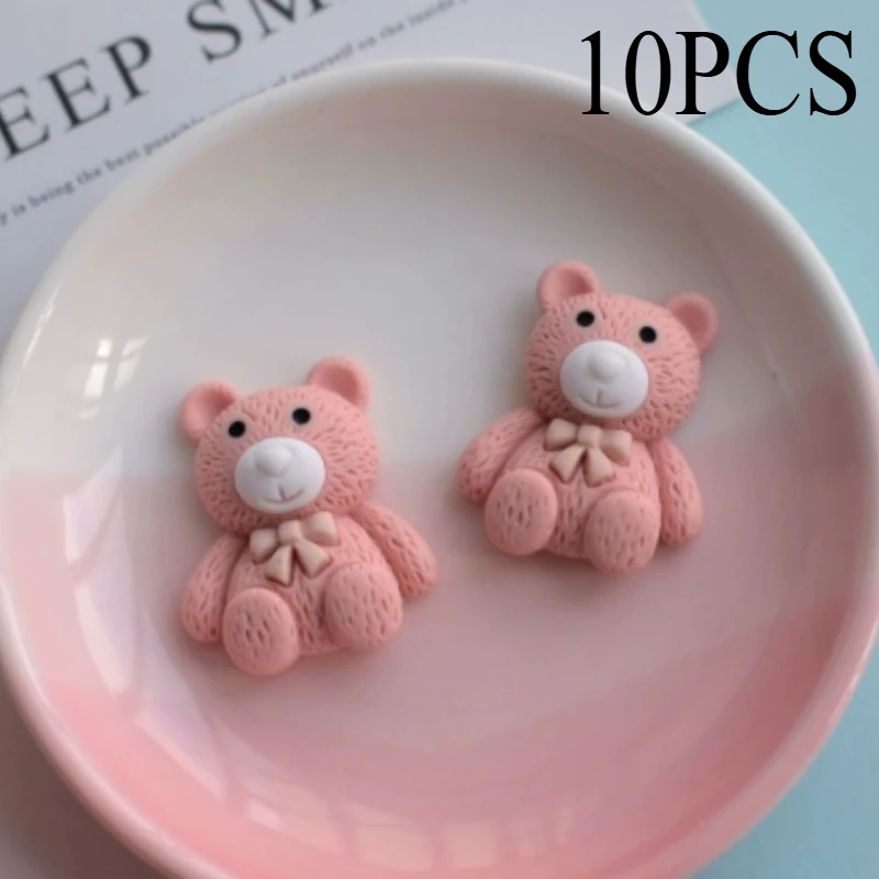 

Смоляные кабошоны медведи beige DIY-99