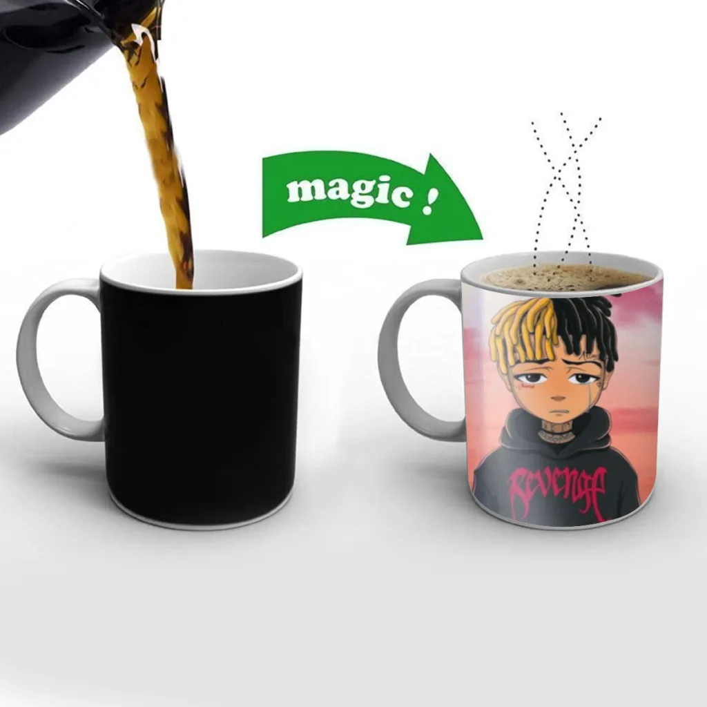 Односоставные кофейные кружки и кружка Singer L-Lil U-Uzi Vert Symere Woods креативная меняющая