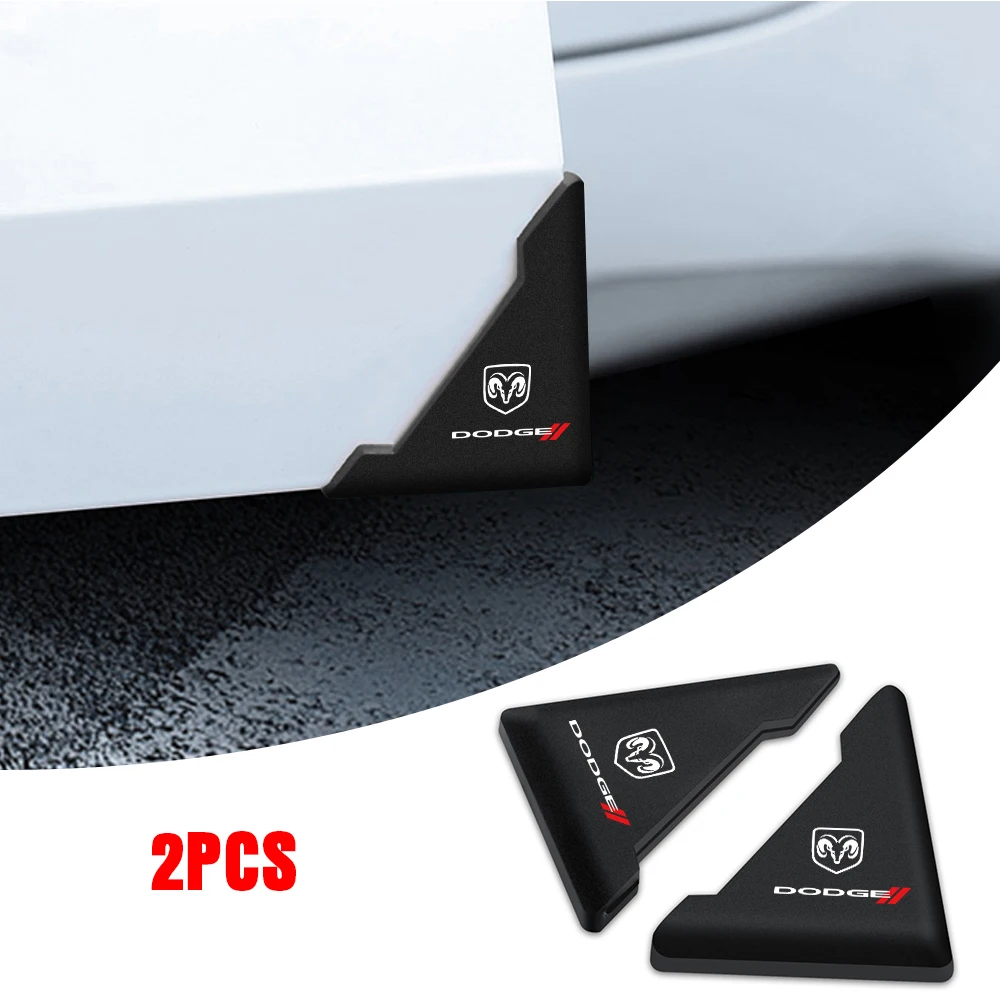 

2pcs Car Door Corner Anit-Scratch Protector Cover Crash Bumper Accessories For Dodge Nitro Journey Challenger Ram 1500 Charger