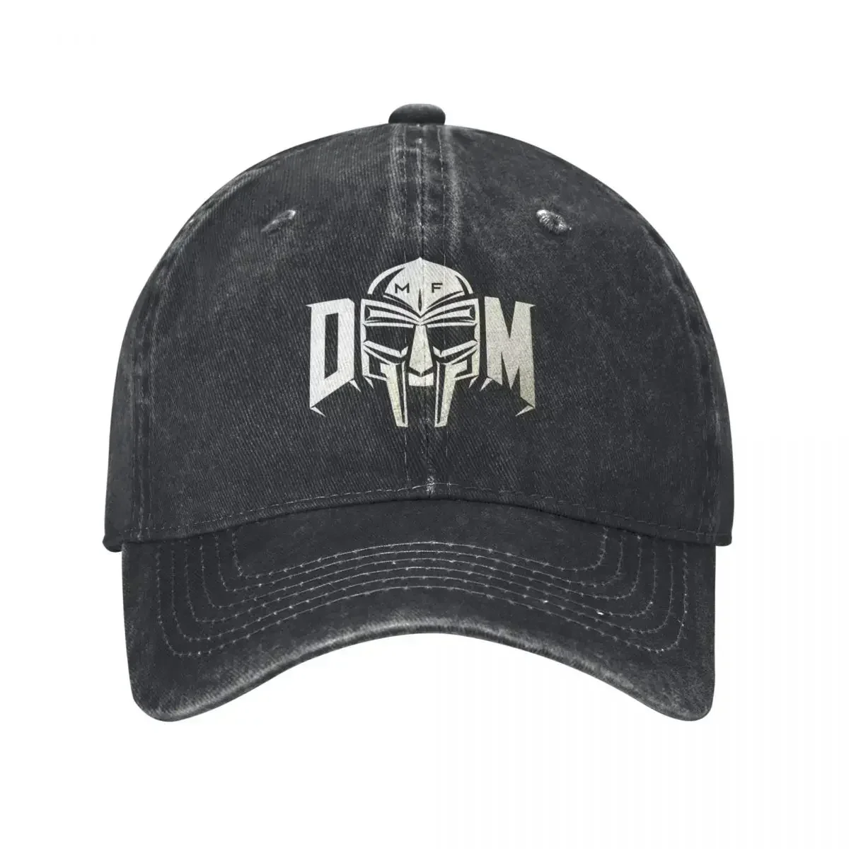 Фото Новая бейсболка MF Doom в стиле рэп-рок, с эффектом потертости, готическая, хип-хоп, для мужчин и женщин, для активного отдыха, мягкая кепка-снепбэк №1