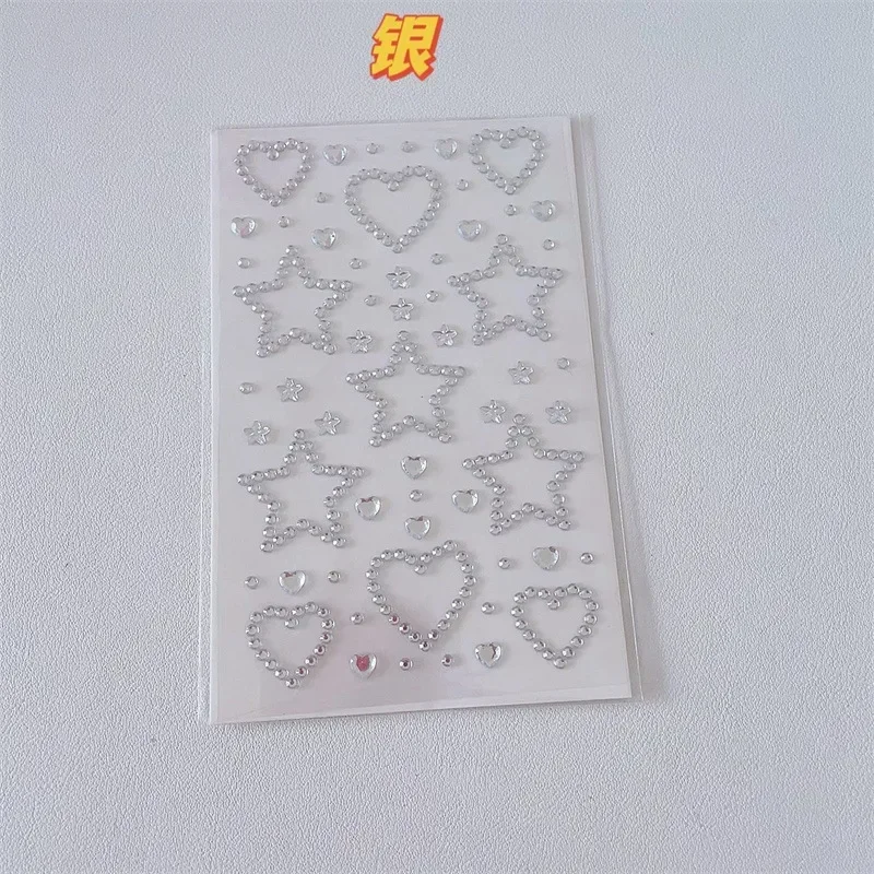 

3D хрустальные наклейки со звездами и сердечками