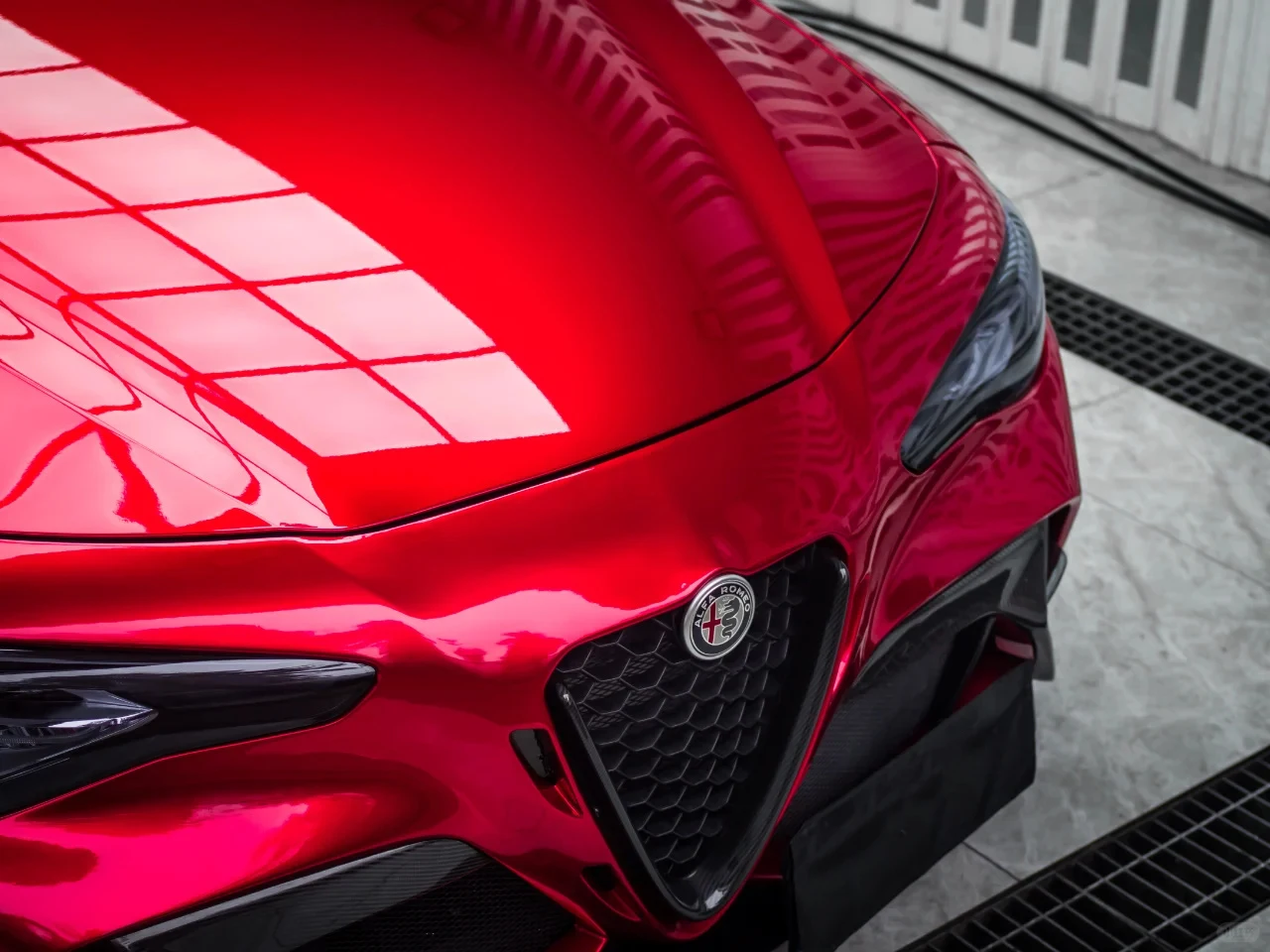 ПЭТ Line Soul Красная глянцевая металлическая пленка для автомобиля Рулон виниловой