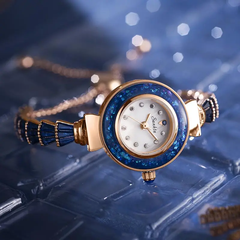 2023 Fashion Ladies Wrist Watches Dress Bracelet LIGE Brand Luxury Women Watch Crystal Diamond Quartz Watches Women Montre Femme