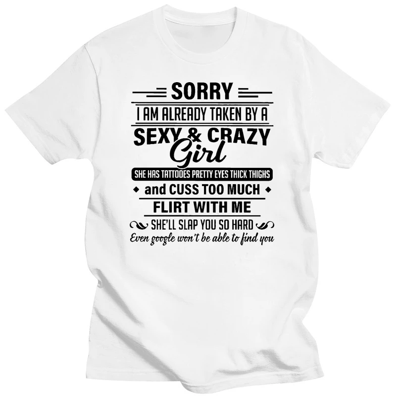 Мужская забавная футболка модная извините я уже сделала сексуальную и