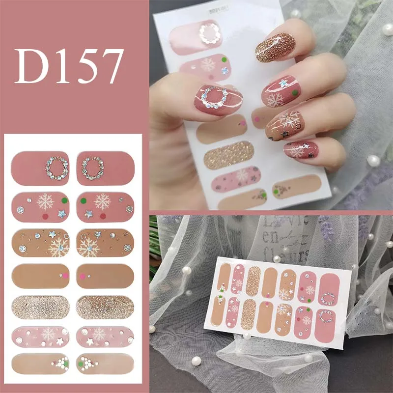 

Наклейки для ногтей в виде снежинок с полным покрытием, наклейки, украшения для ногтевого дизайна, Водные Наклейки, наконечники, аксессуары ...