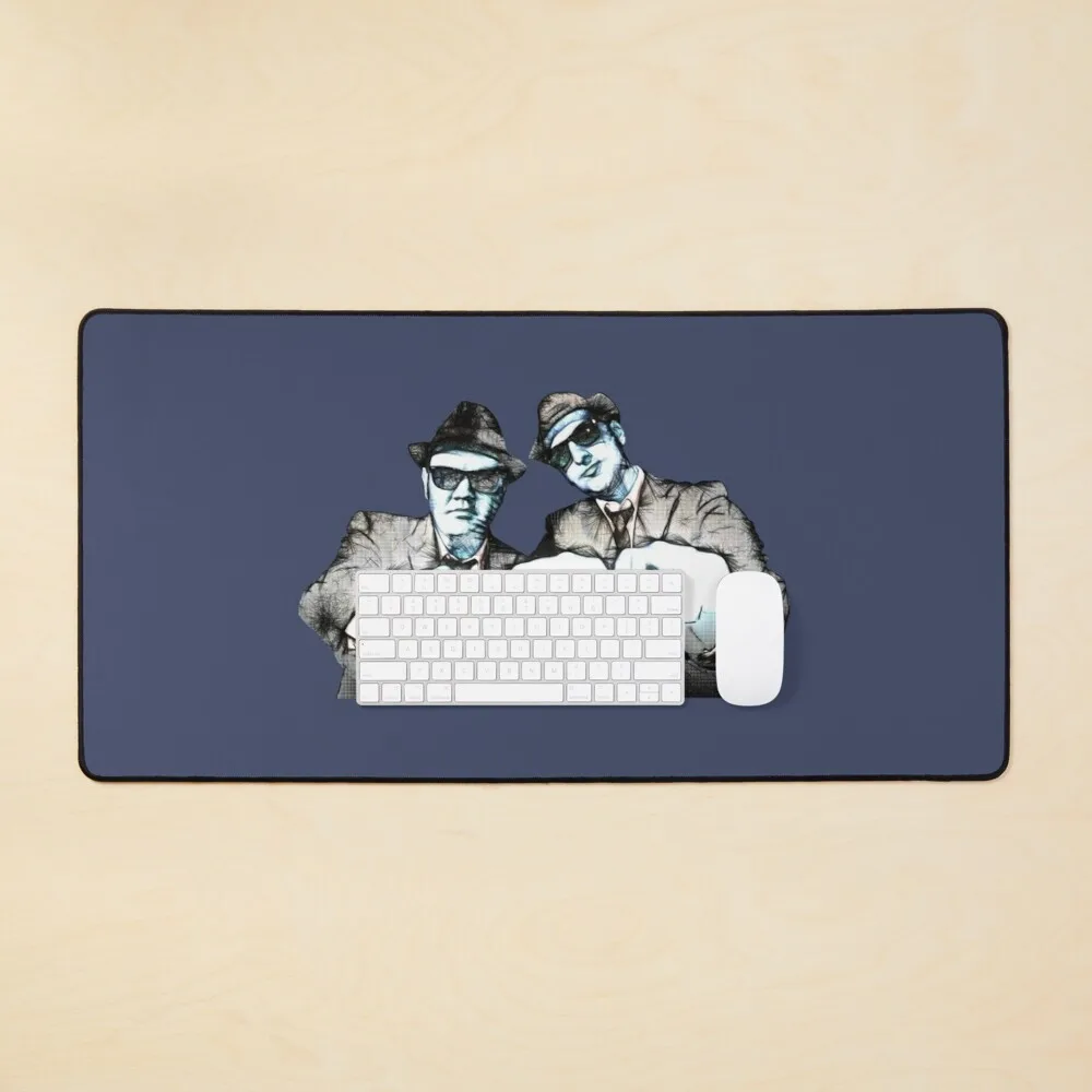 

Jake and Elwood Mouse Pad Mousepad Mat for Gamer Gaming Mouse Pad Large Keyboard Mouse Mat Desk