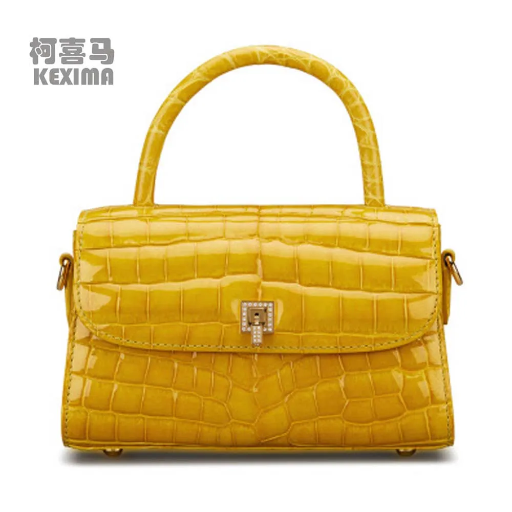 

dongou new fashion Female bag highlights crocodile leahter Female bag women handbag female Single shoulder bag