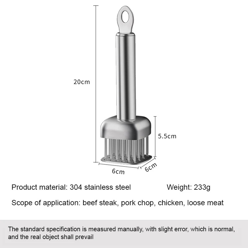Свободная игла для мяса 304 говядина из нержавеющей стали Steak Tender молоток с иглами |