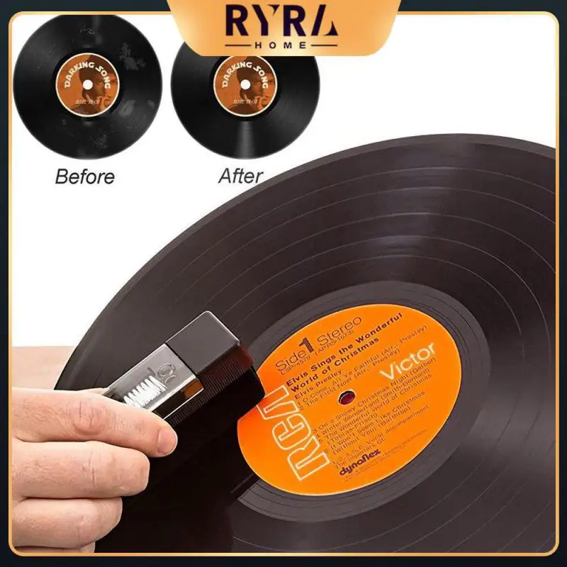 

Portable Professional Vinyl Records Cleaning Kit Anti-static Vinyl Record Cleaning Brush Set Cleaning Brush Dust