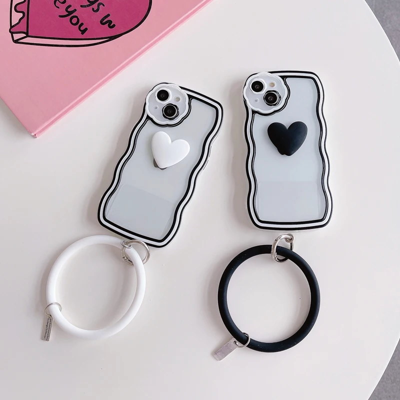 

Fashion 3D love heart Phone Case for IPhone 7 8 Plus X XR XSMax 11 12 13 Pro Max Promax Generation Cover 13Pro 13Promax 12Promax