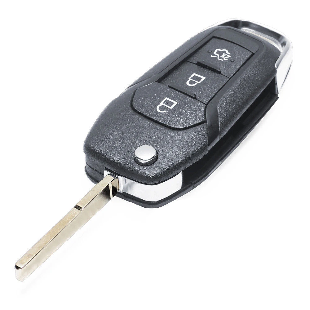 Флип-брелок DIYKEY с 2/3 кнопками флип-чехол лезвием Uncut HU101 для Ford Mondeo Escort Ranger чехол