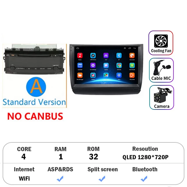 

Автомагнитола на Android для Toyota Prius 20 2002-2009, мультимедийный плеер с GPS-навигацией, стерео, автомагнитола 2 Din, DVD